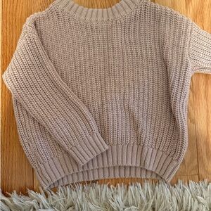 Cozy Beige Knit Sweater